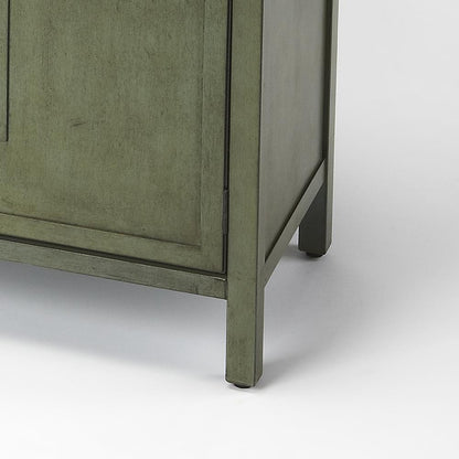 Imperial Wood Accent Cabinet, Green
