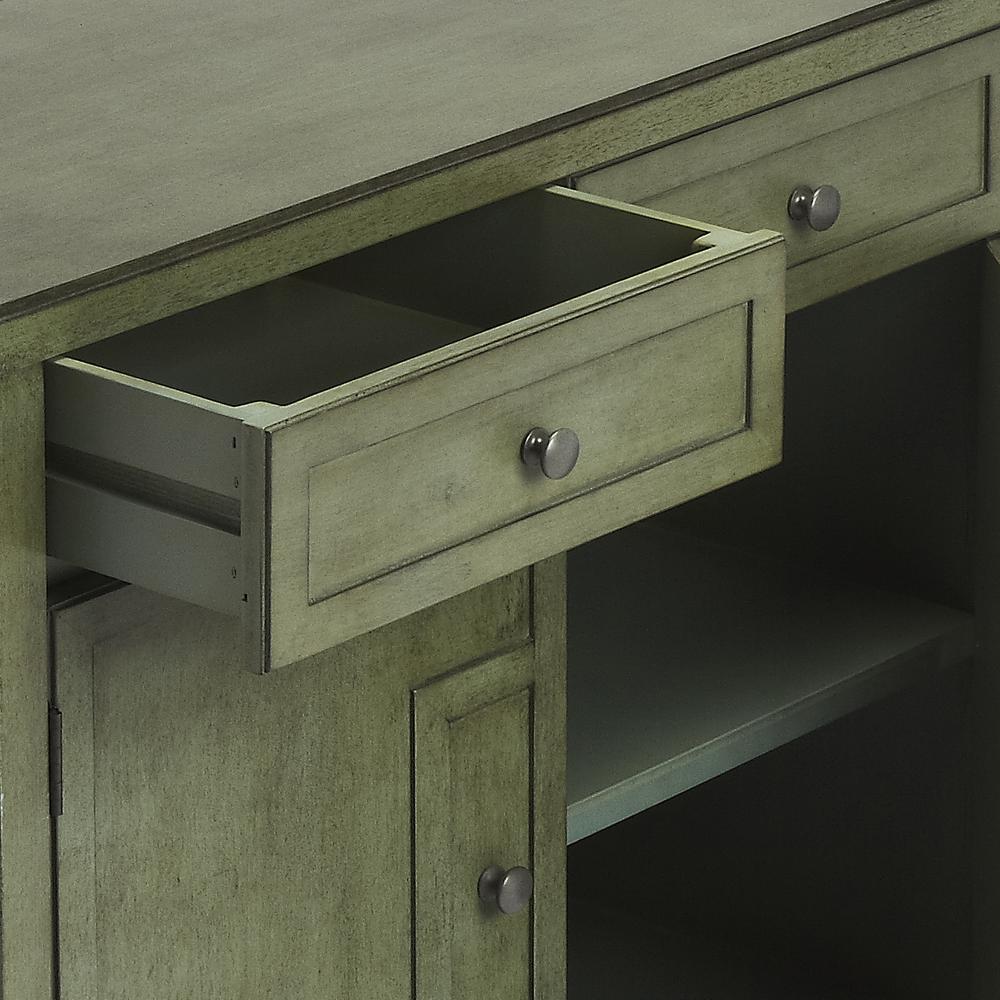 Imperial Wood Accent Cabinet, Green