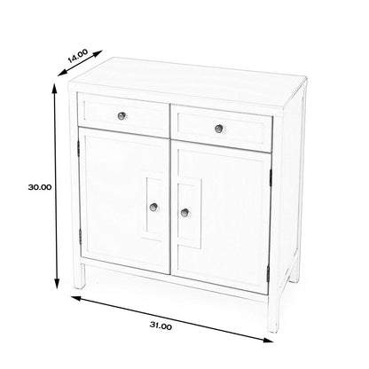 Imperial Wood Accent Cabinet, Green