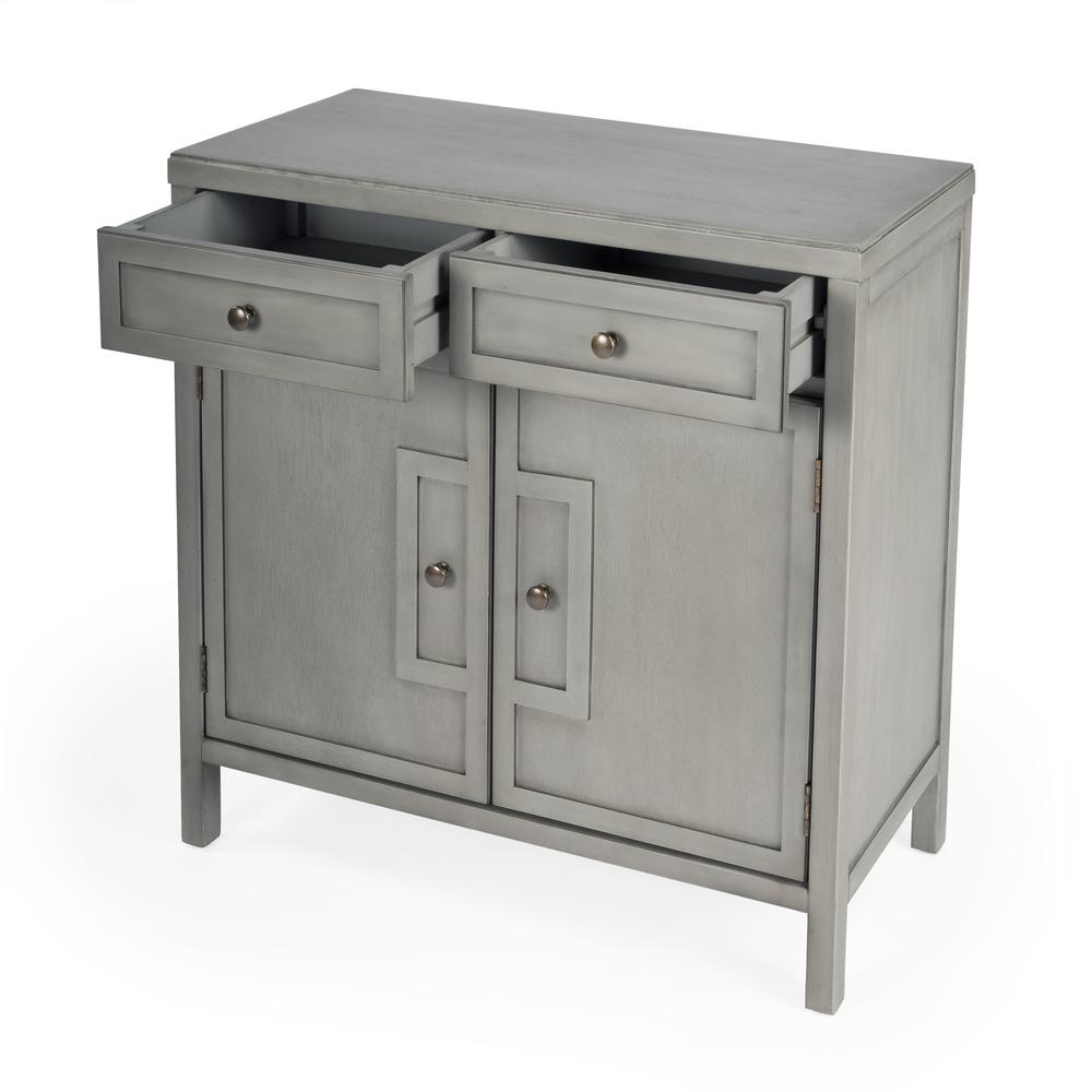 Imperial Wood Accent Cabinet, Gray