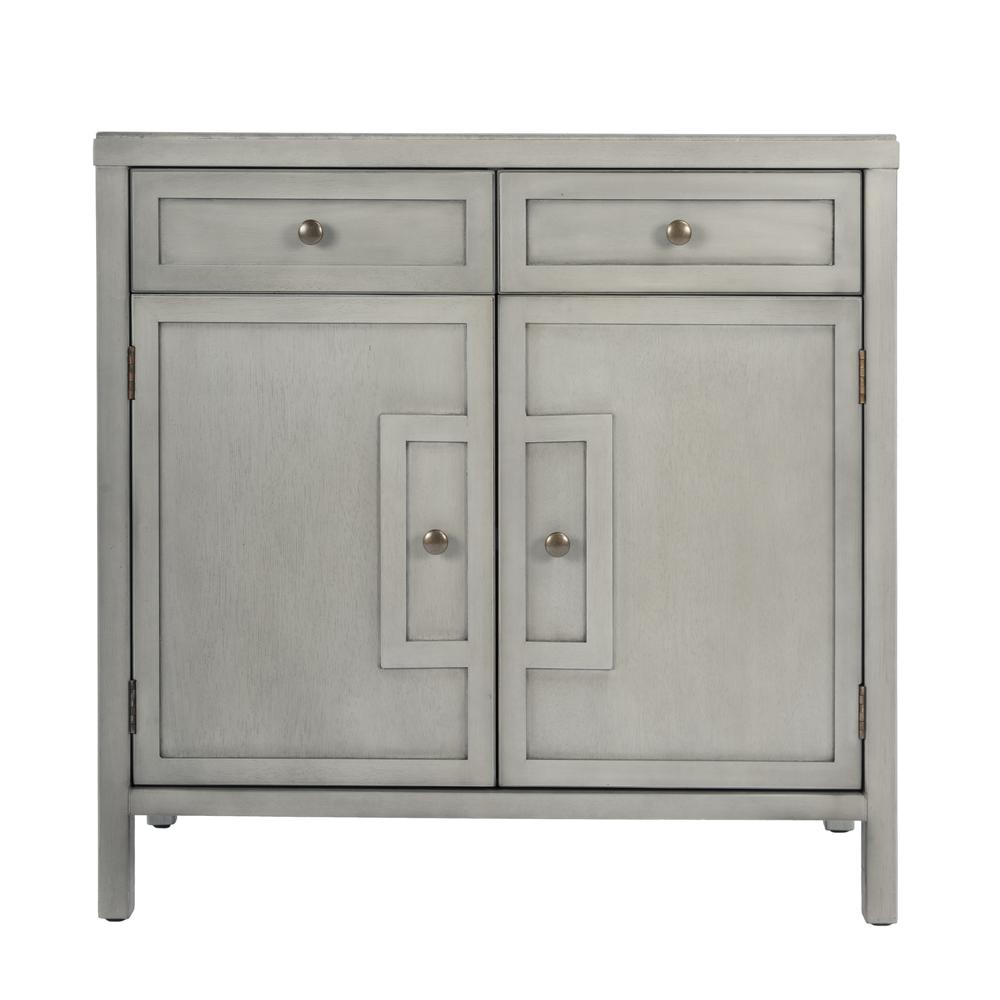 Imperial Wood Accent Cabinet, Gray