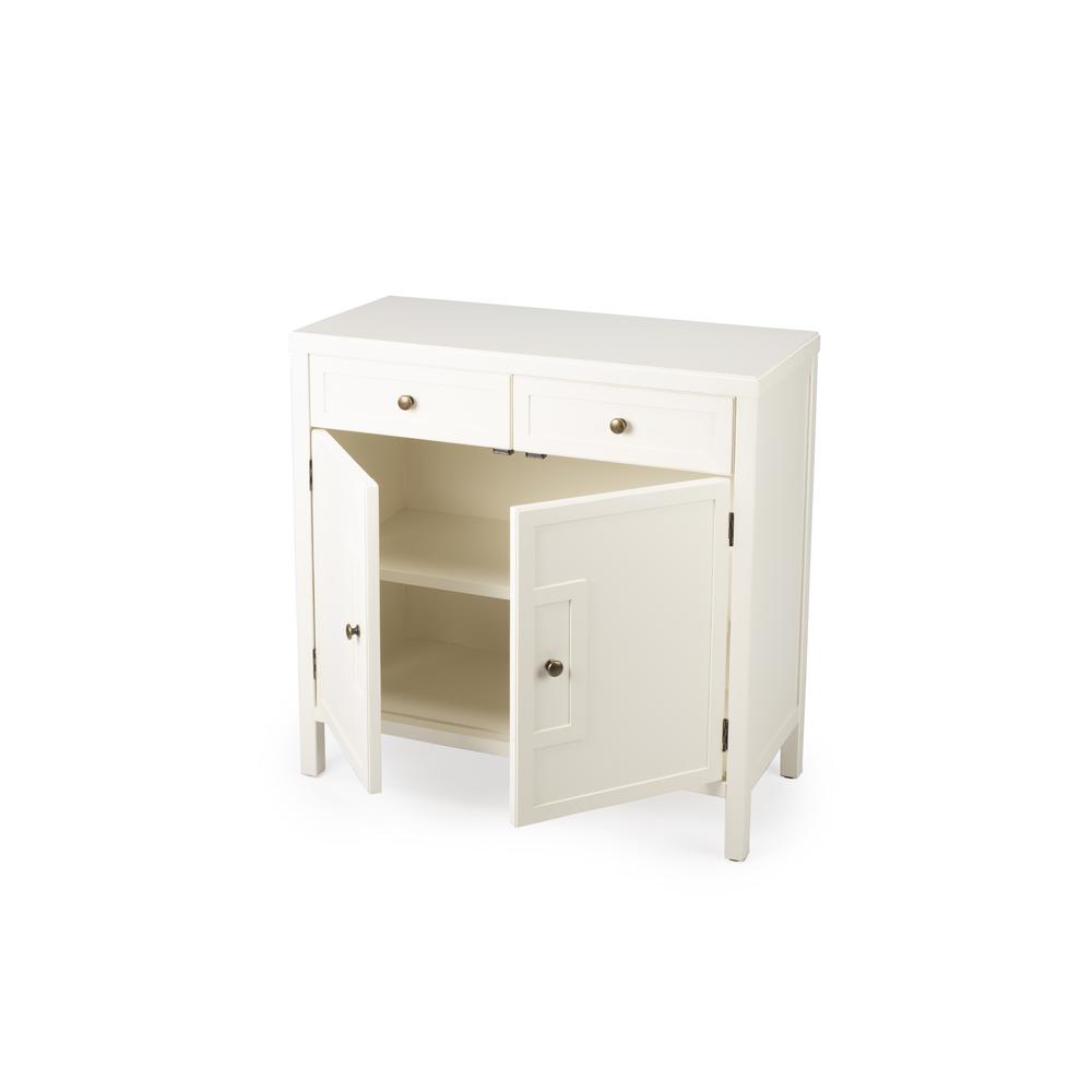 Imperial Wood Accent Cabinet, White