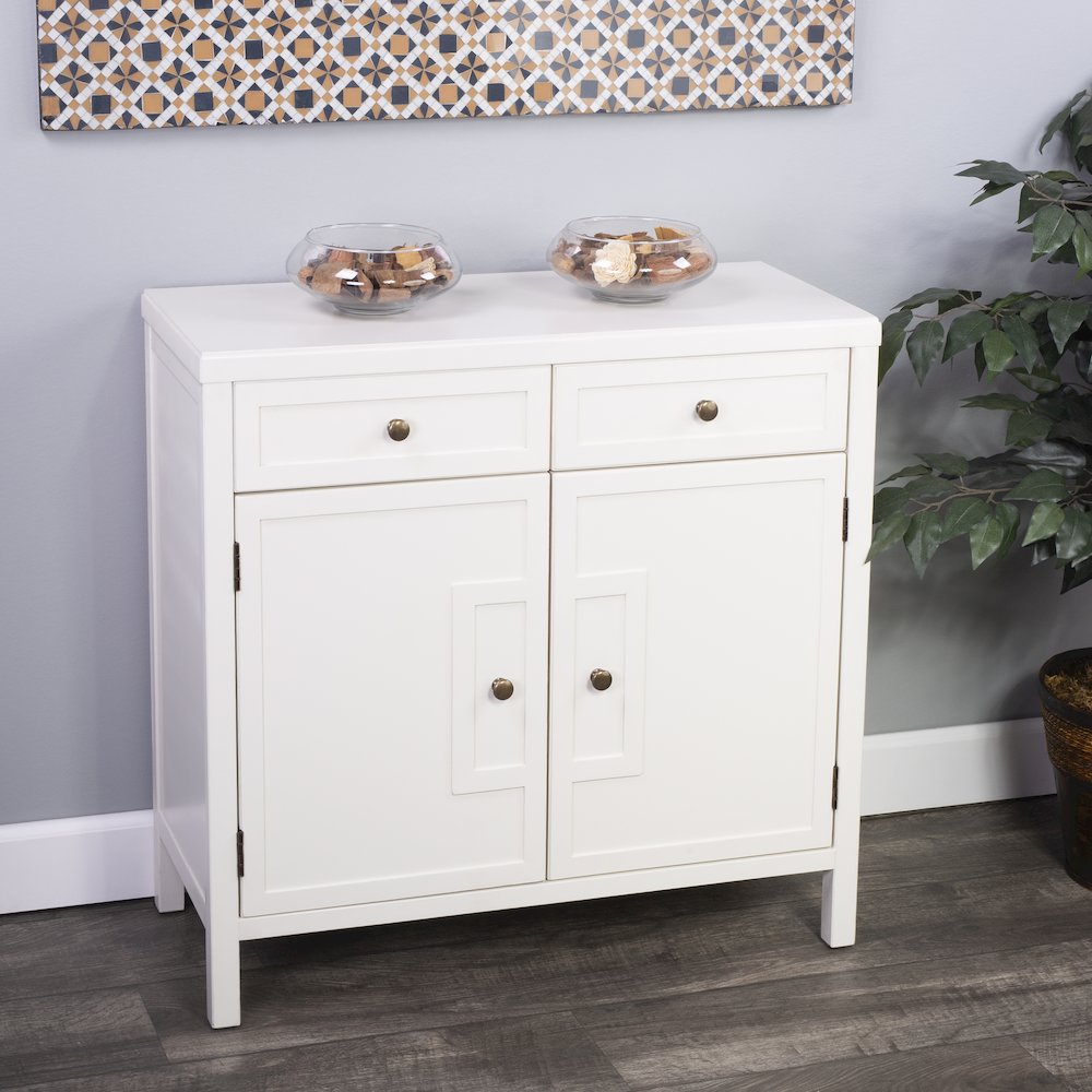 Imperial Wood Accent Cabinet, White