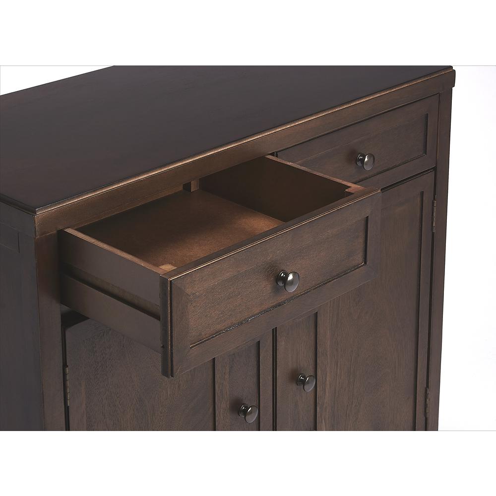 Imperial Wood Accent Cabinet, Dark Brown
