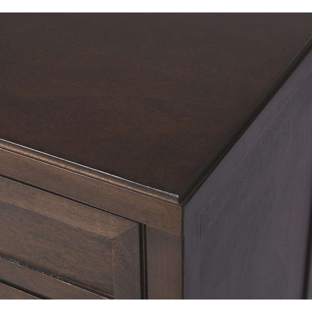 Imperial Wood Accent Cabinet, Dark Brown