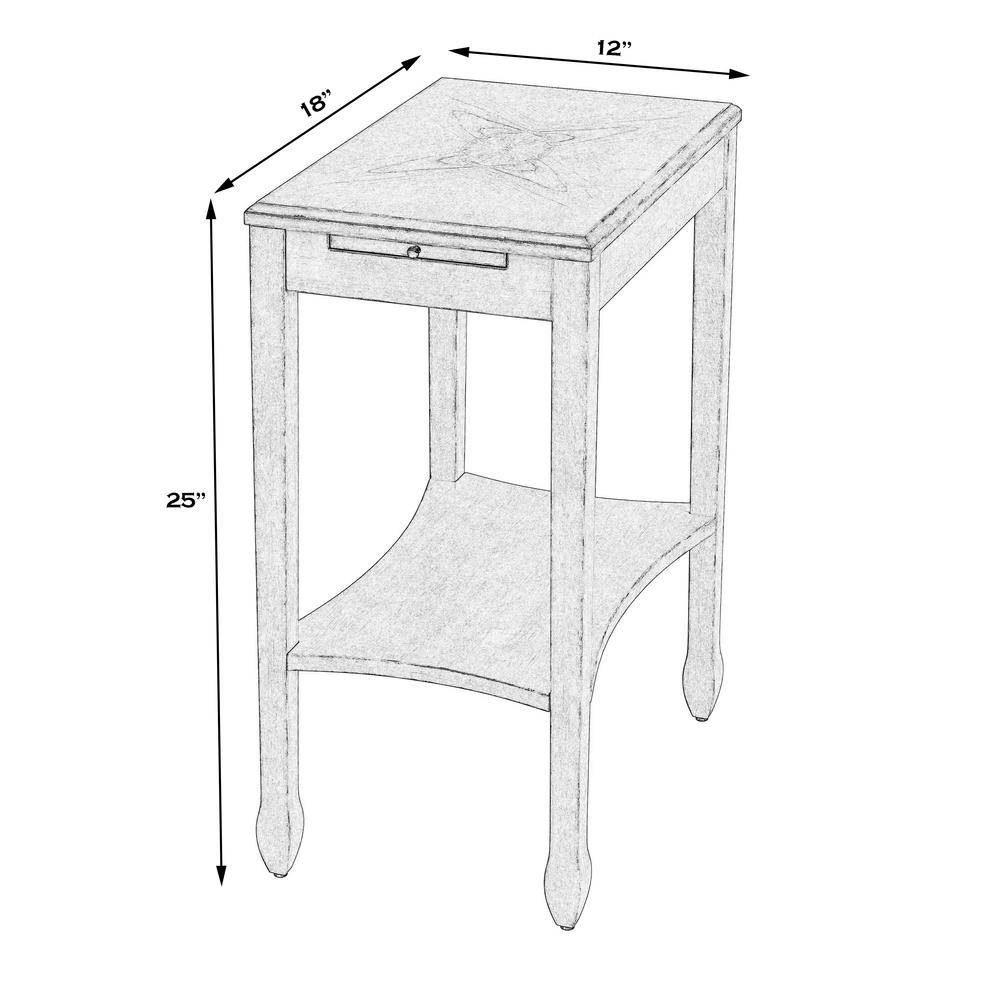 Gilbert End Table, Beige