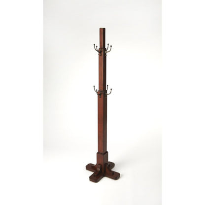 Webster Coat Rack/Tree, Medium Brown