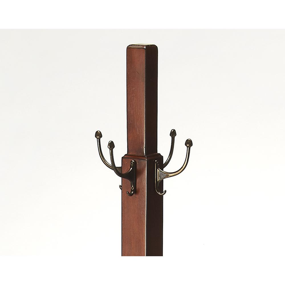 Webster Coat Rack/Tree, Medium Brown