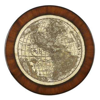 Magellan Round 23"W Side Table, Multi-Color