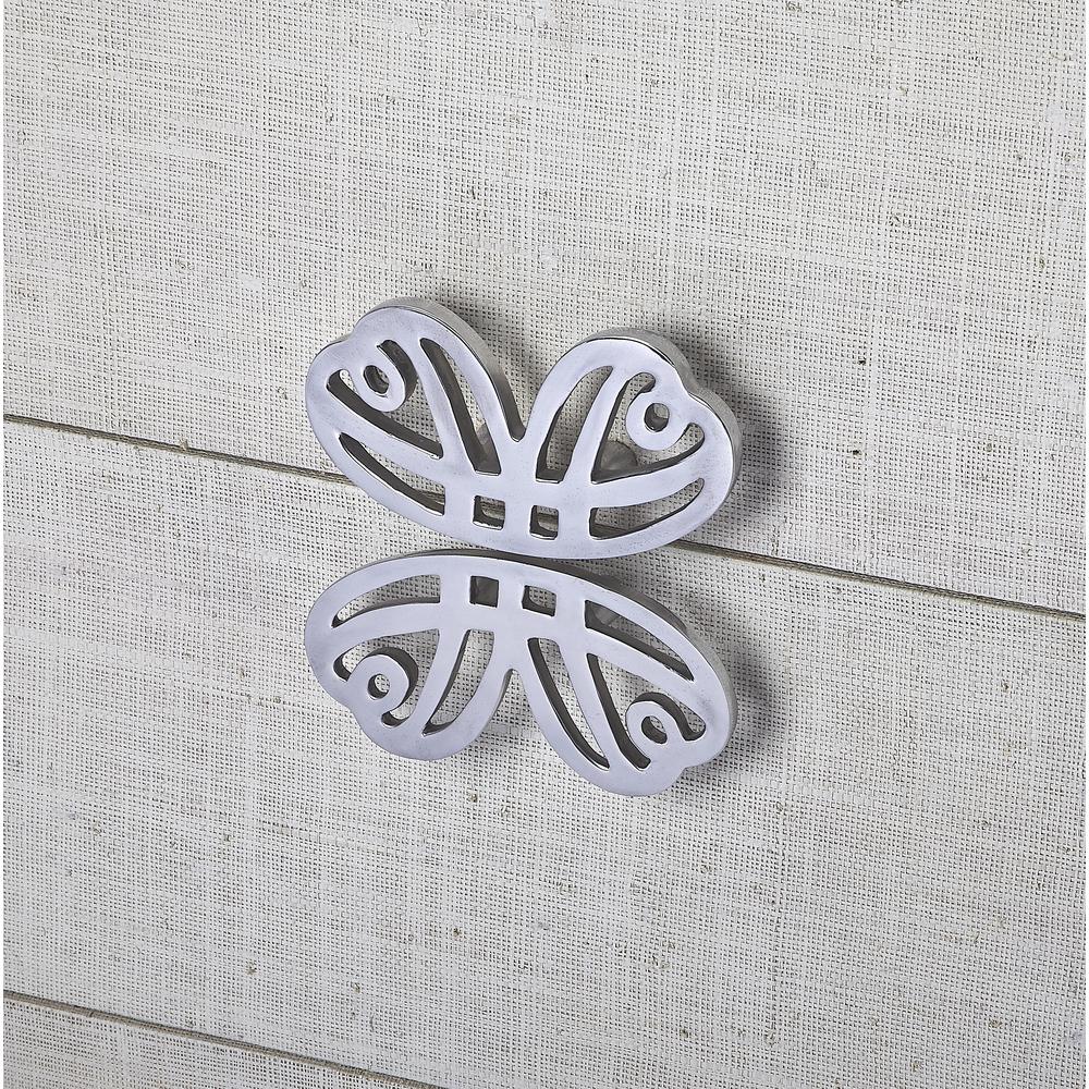Felicia Raffia Accent Chest, Off-White