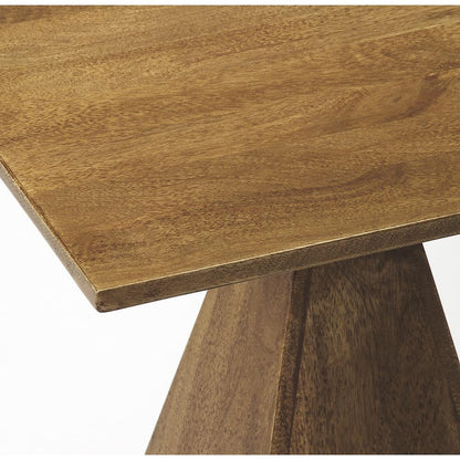 Titus Modern Wood End Table, Light Brown