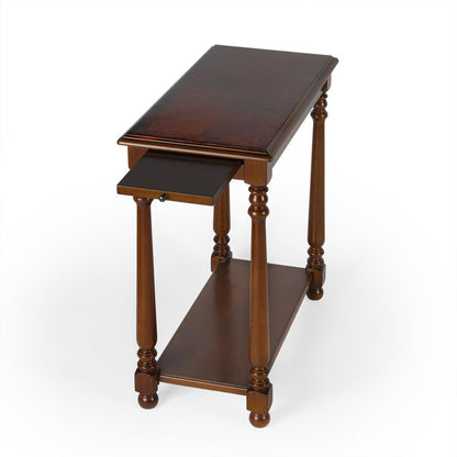 Devane Side Table, Medium Brown
