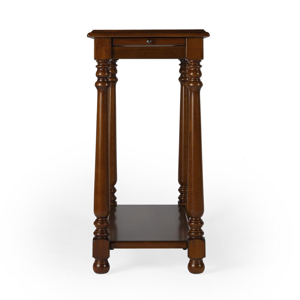 Devane Side Table, Medium Brown