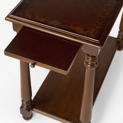 Devane Side Table, Medium Brown