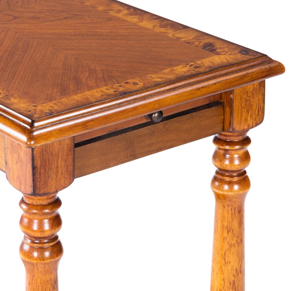 Devane Side Table, Medium Brown