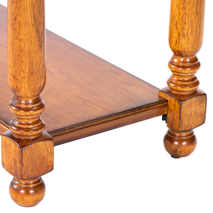 Devane Side Table, Medium Brown