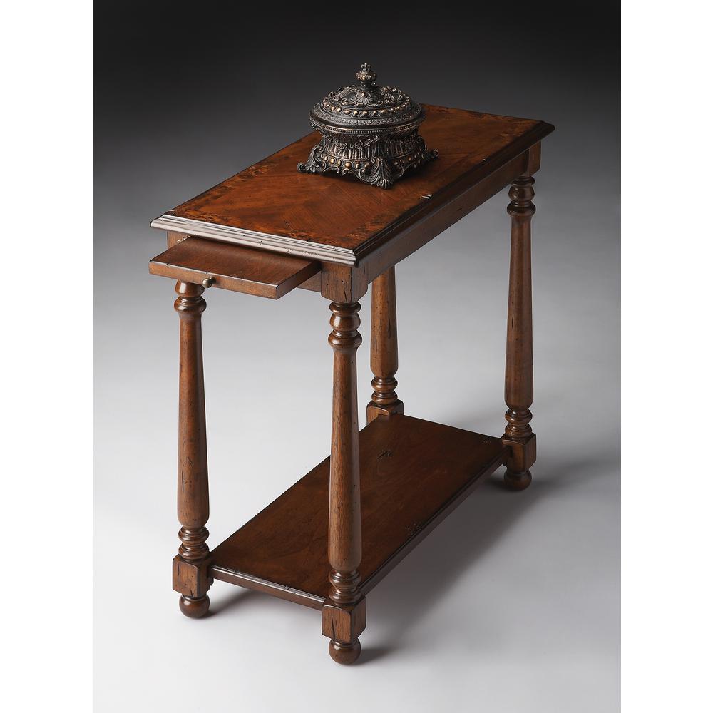 Devane CastleWood Side Table, Medium Brown