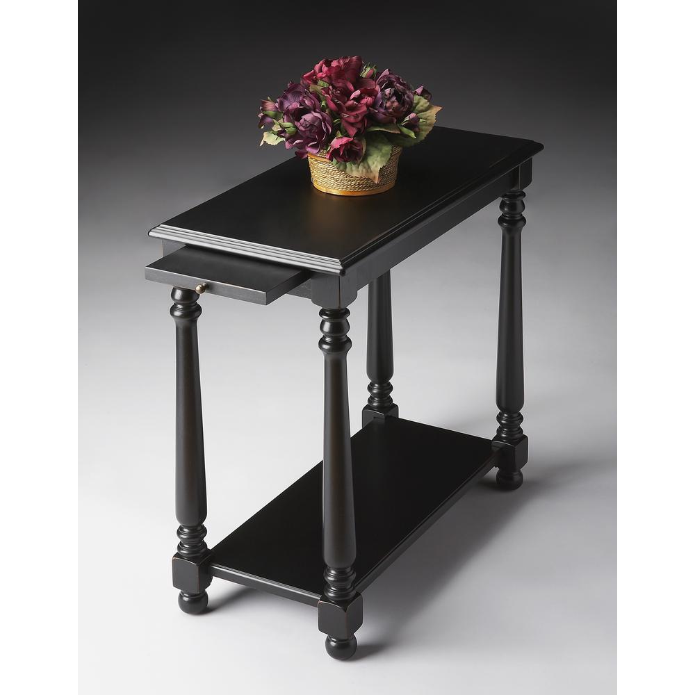 Devane Side Table, Black