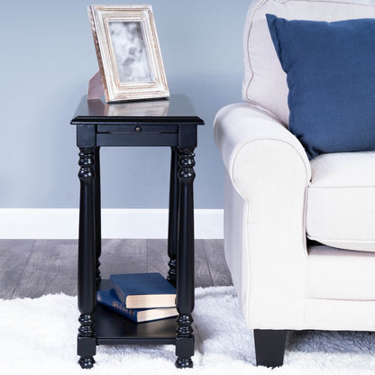 Devane Side Table, Black
