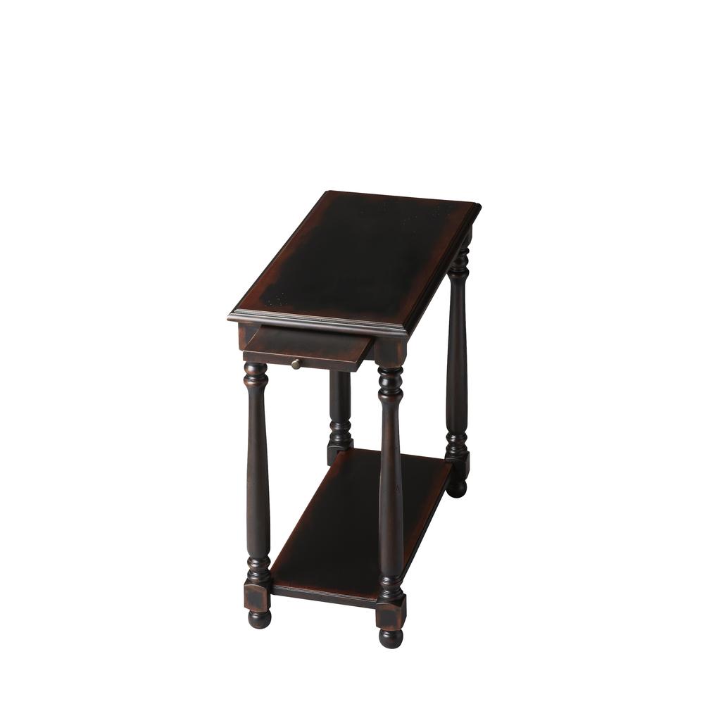 Devane Midnight Rose Side Table, Black