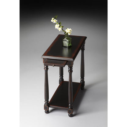 Devane Midnight Rose Side Table, Black