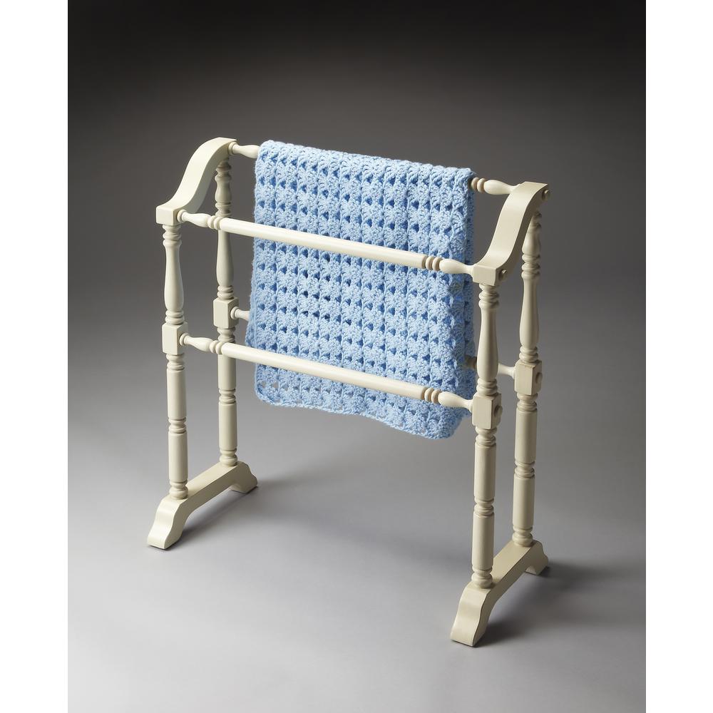 Lillian  Blanket Stand, White