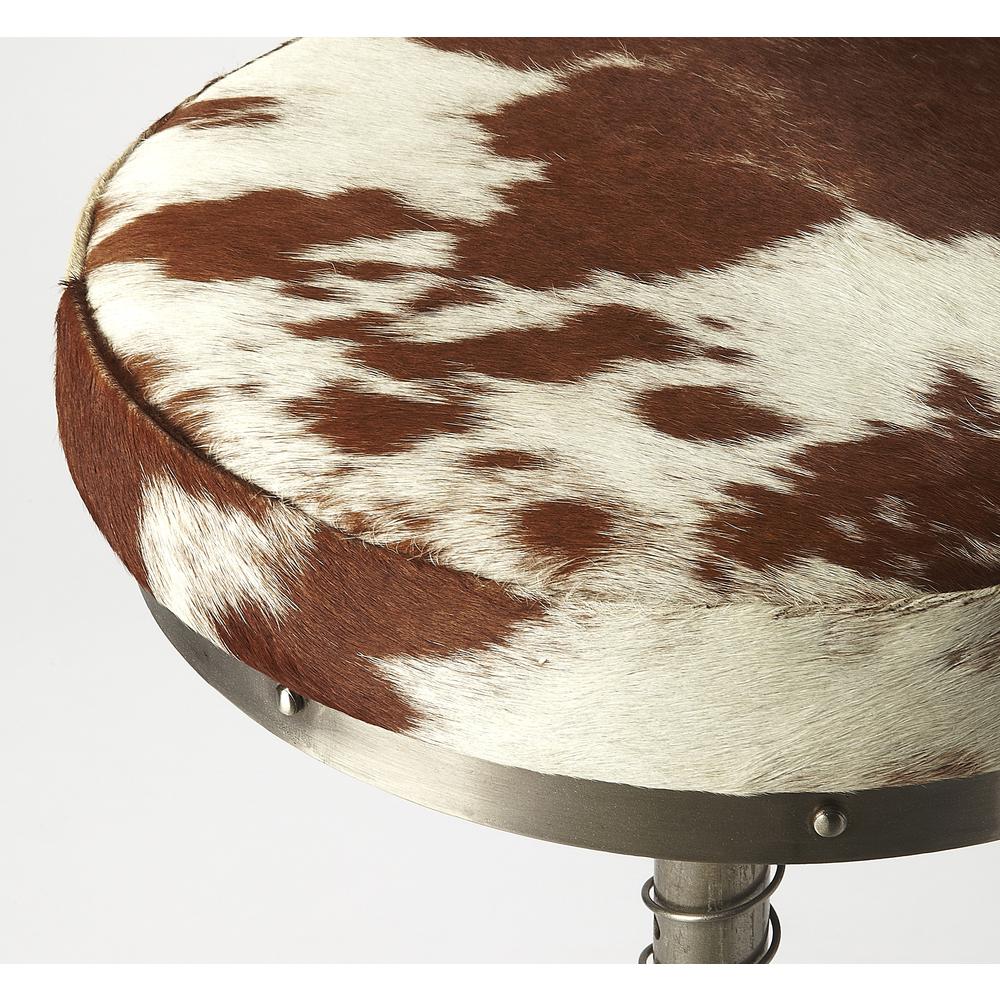 Donovan Hair-On-Hide 22" Bar Stool, Multi-Color