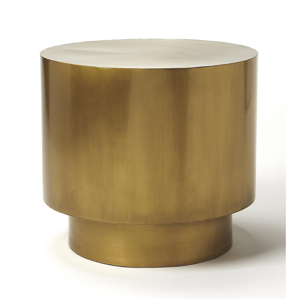 Ervin Iron Side Tables, Gold