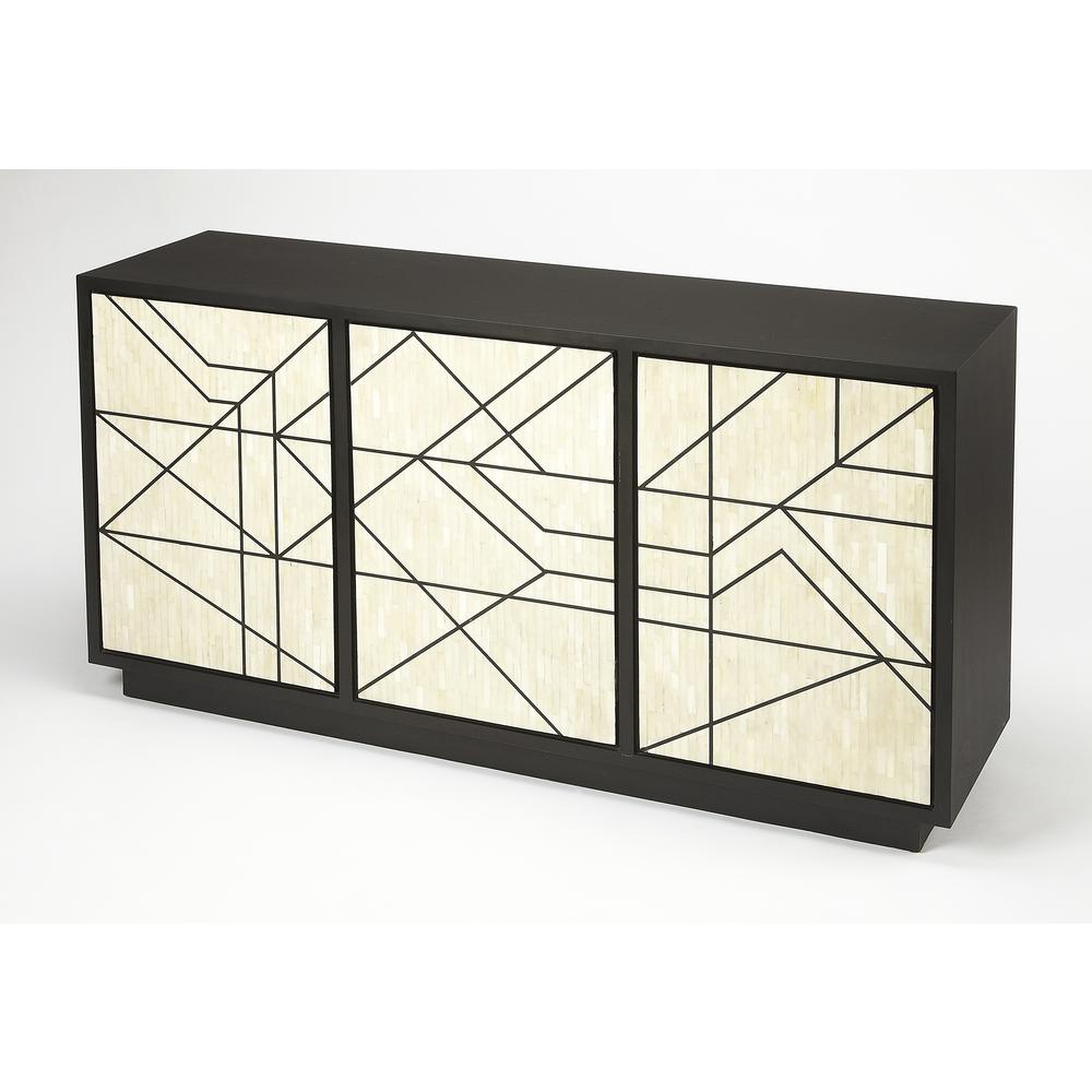 Greta Bone Inlay 59" Sideboard, Assorted