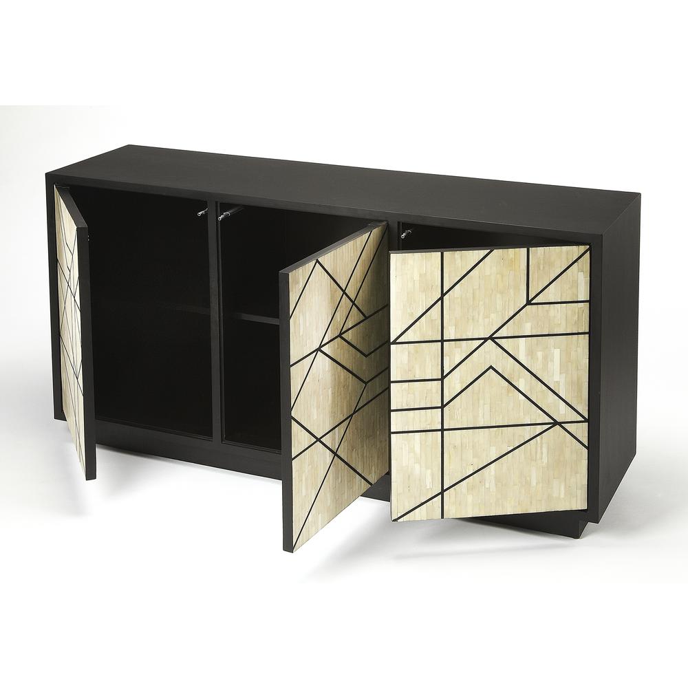 Greta Bone Inlay 59" Sideboard, Assorted