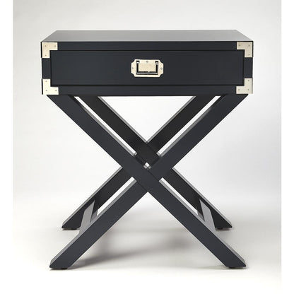 Anew Campaign Side Table, Blue