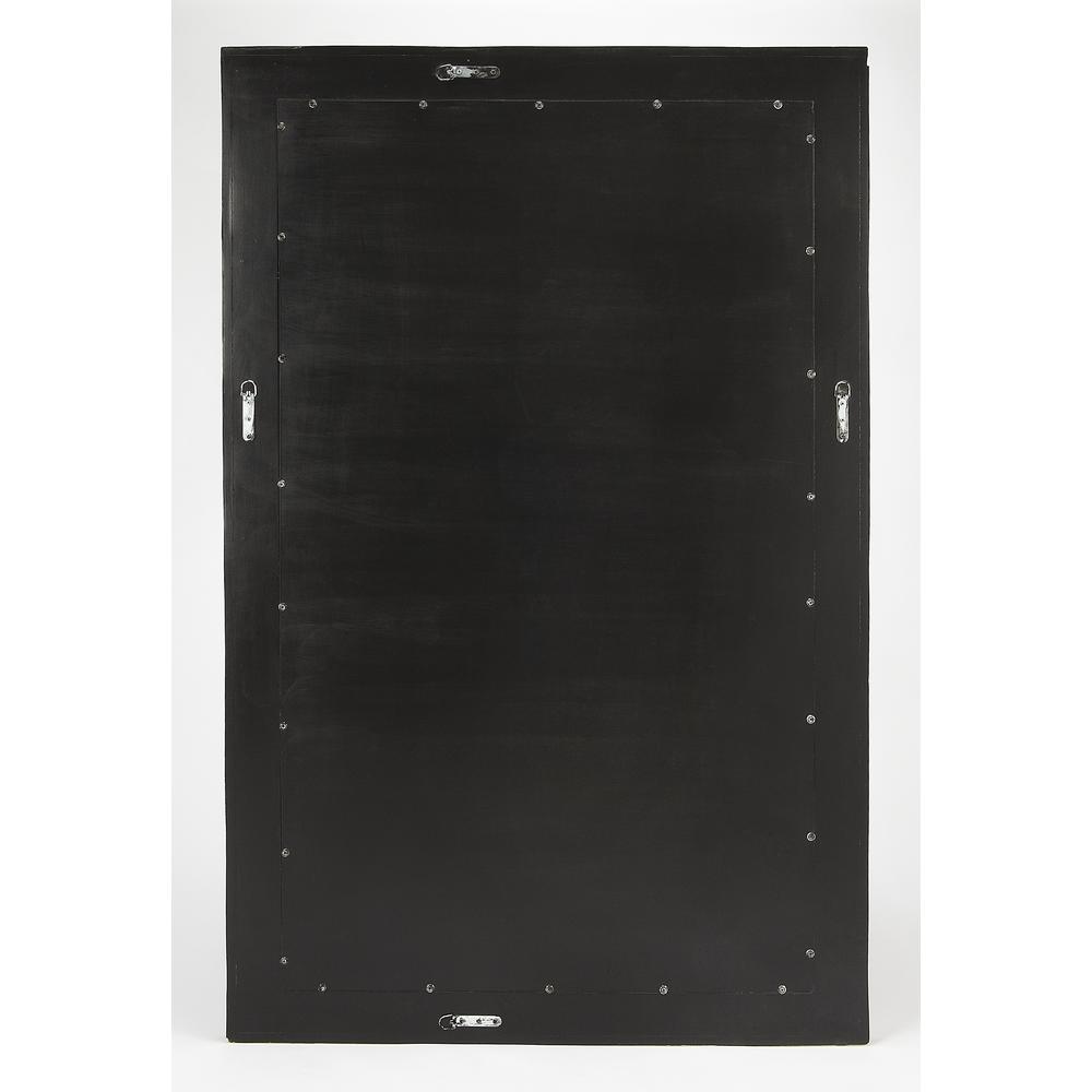 Eternity Bone Inlay Wall Mirrored, Black and White