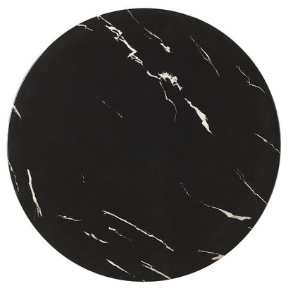 Shounderia Marble Side Table, Black