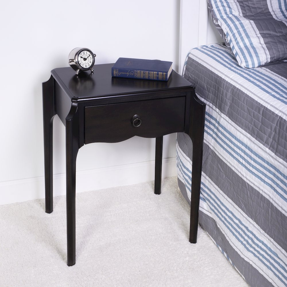 Wilshire  Nightstand, Dark Brown