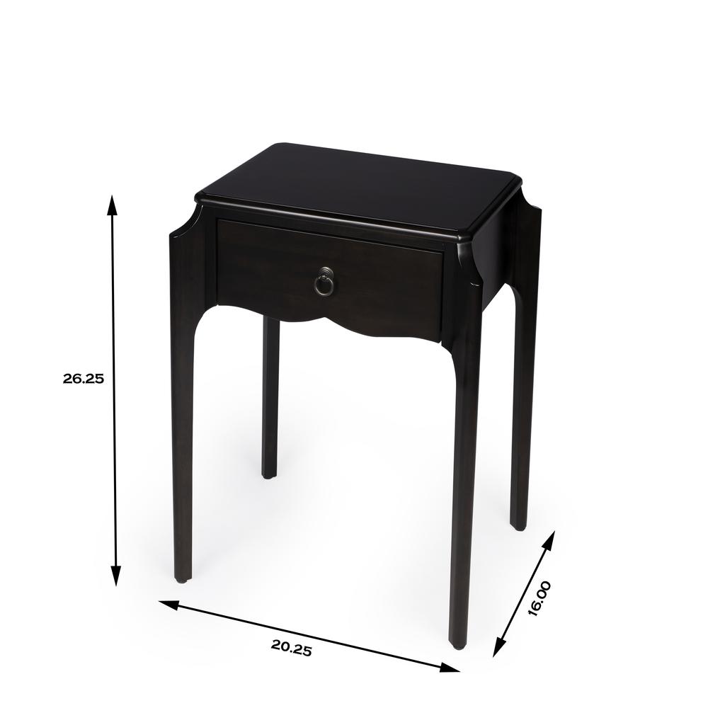 Wilshire  Nightstand, Dark Brown