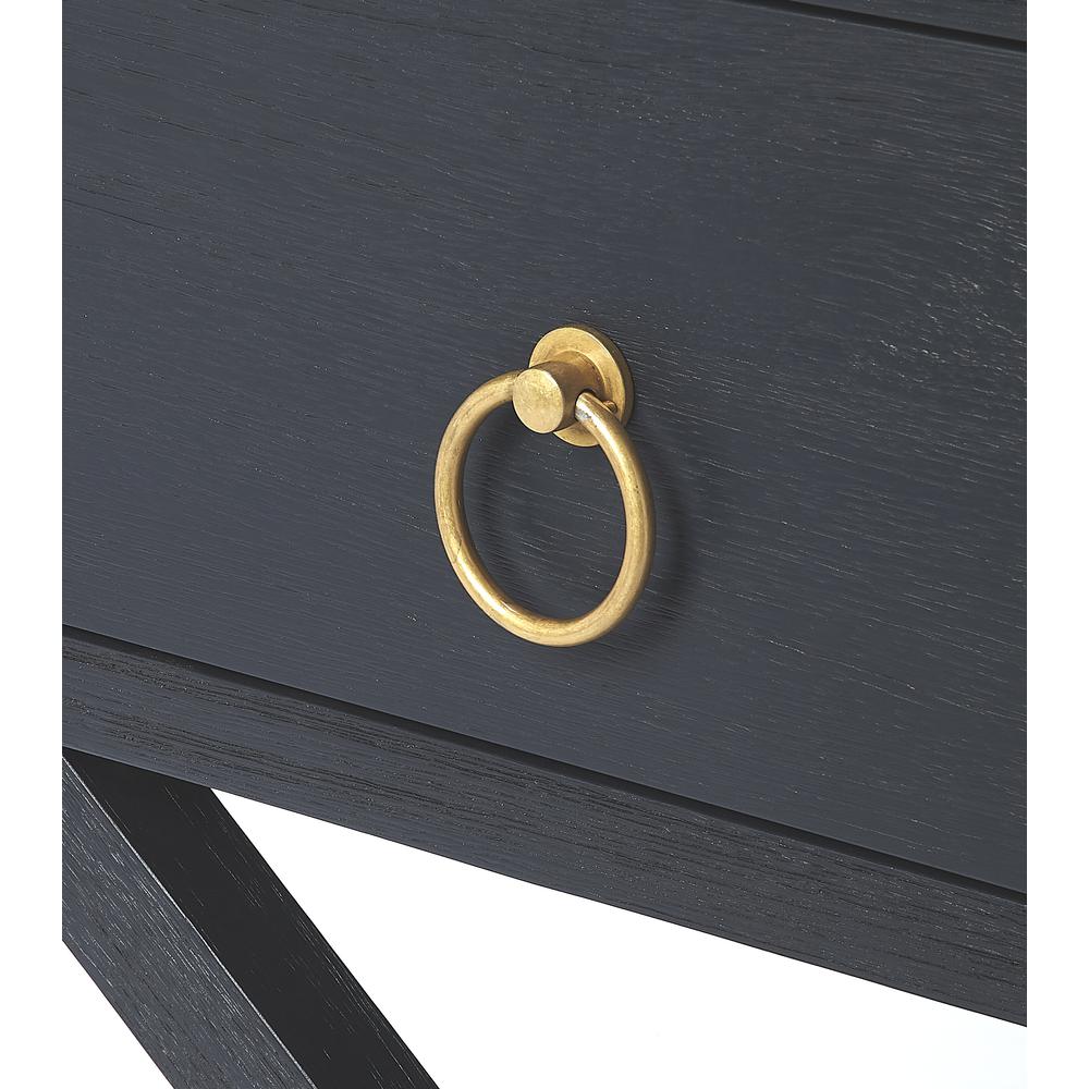 Lark  End Table, Navy Blue