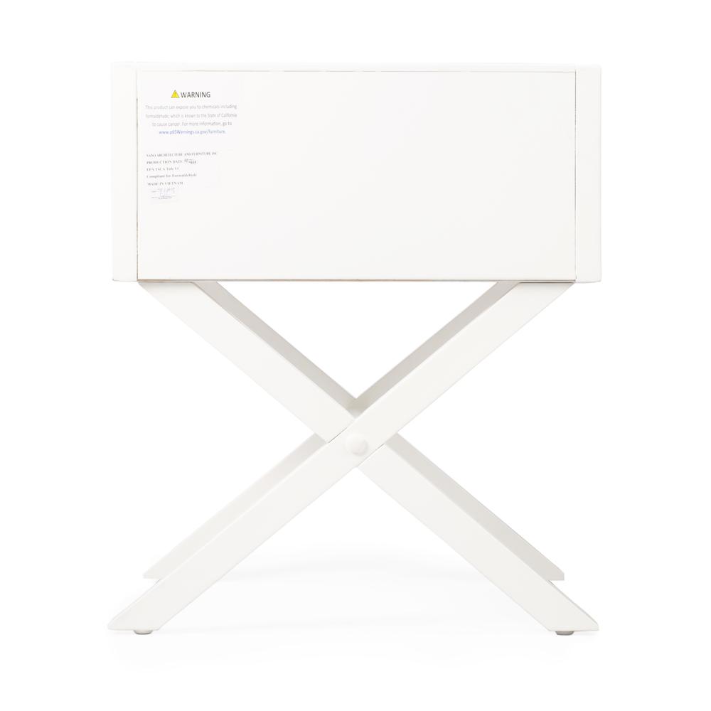 Lark End Table, White