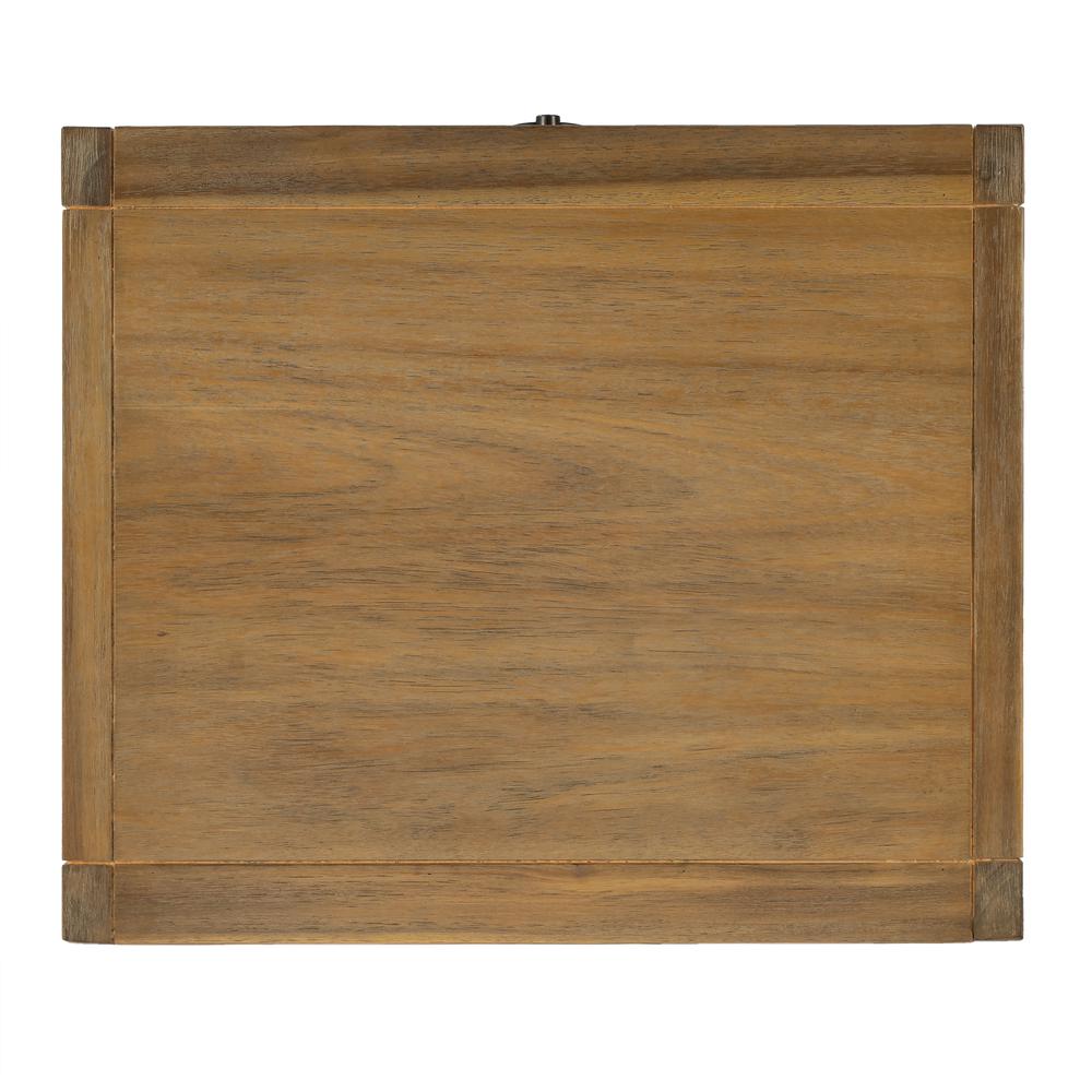 Lark Natural Wood End Table, Light Brown
