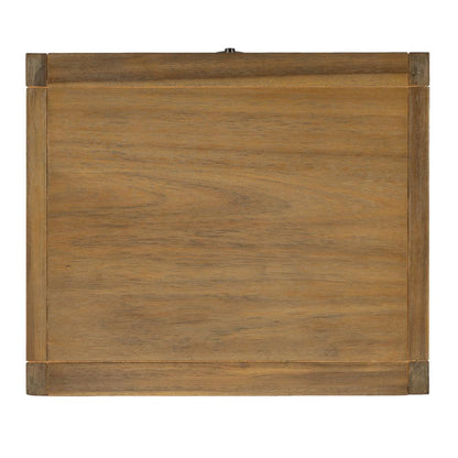 Lark Natural Wood End Table, Light Brown