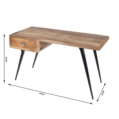 Mango Wood and Iron Desk, Belen Kox