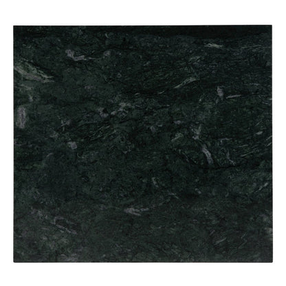 Stephanik 20.25 in. W Rectangular Marble & Leather Magazine Side Table, Green