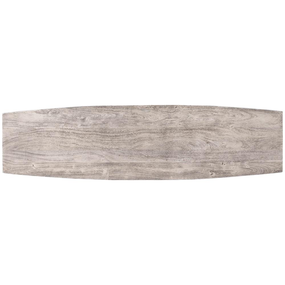 Lidiya Wood & Metal Console Table, Gray