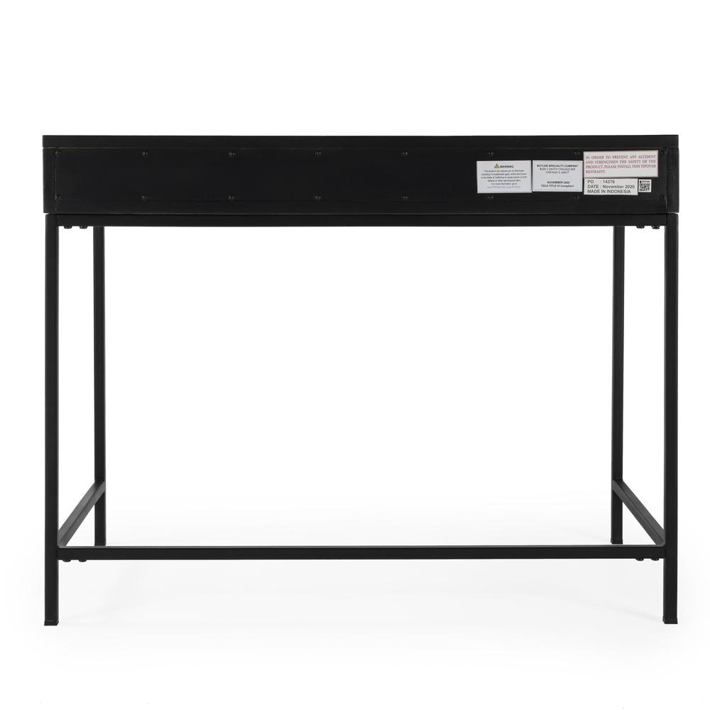 Belka  Desk with Drawers, Black