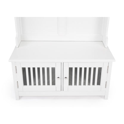 Butler Borya White Hall Tree with Storage