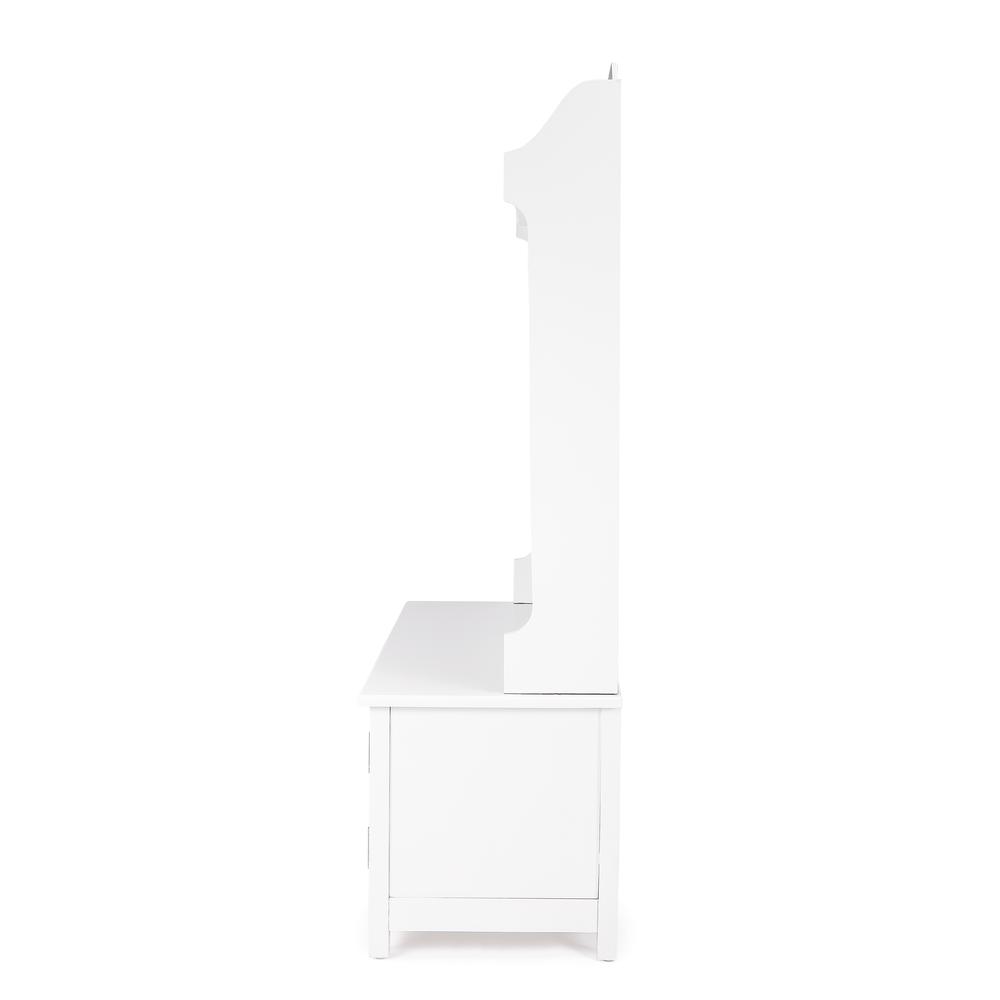 Butler Borya White Hall Tree with Storage