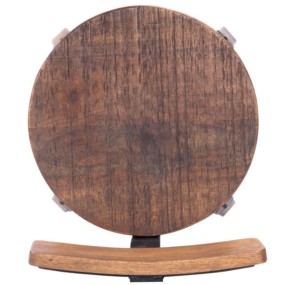 Mountain Lodge Wood & Metal 26" Counter Stool, Natural Wood