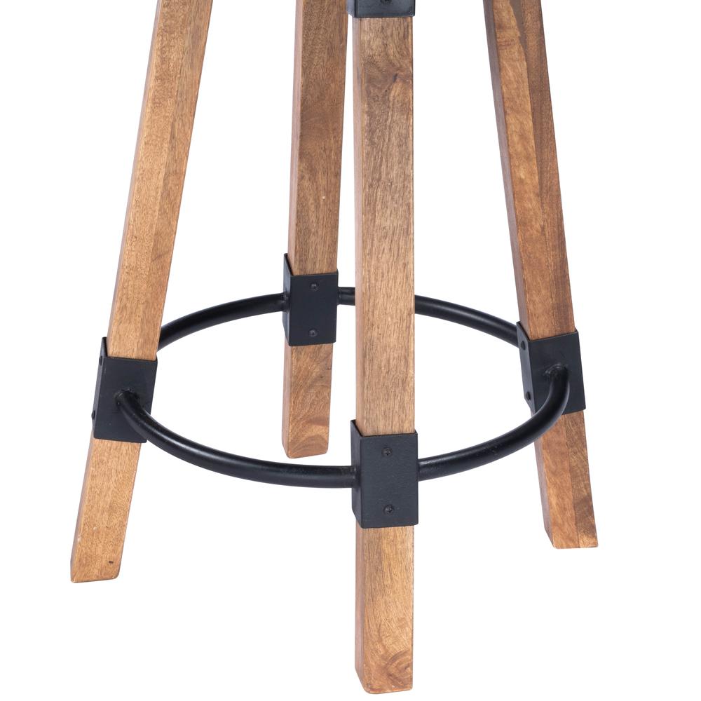 Mountain Lodge Wood & Metal 26" Counter Stool, Natural Wood