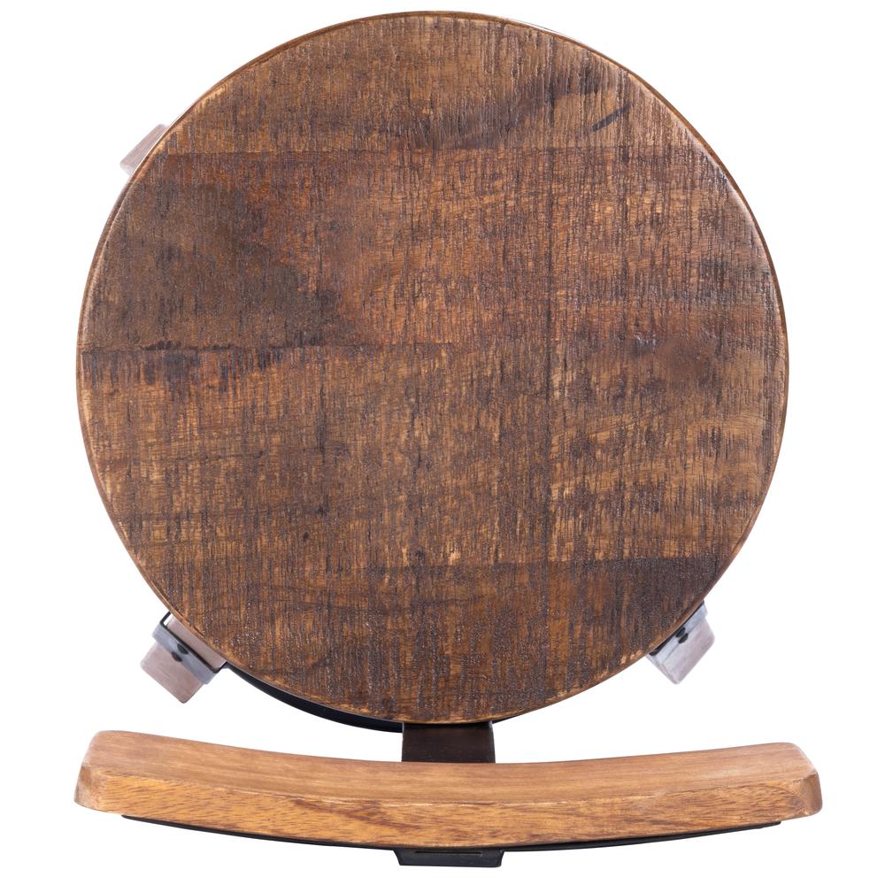 Mountain Lodge Wood & Metal 30" Bar Stool, Natural Wood