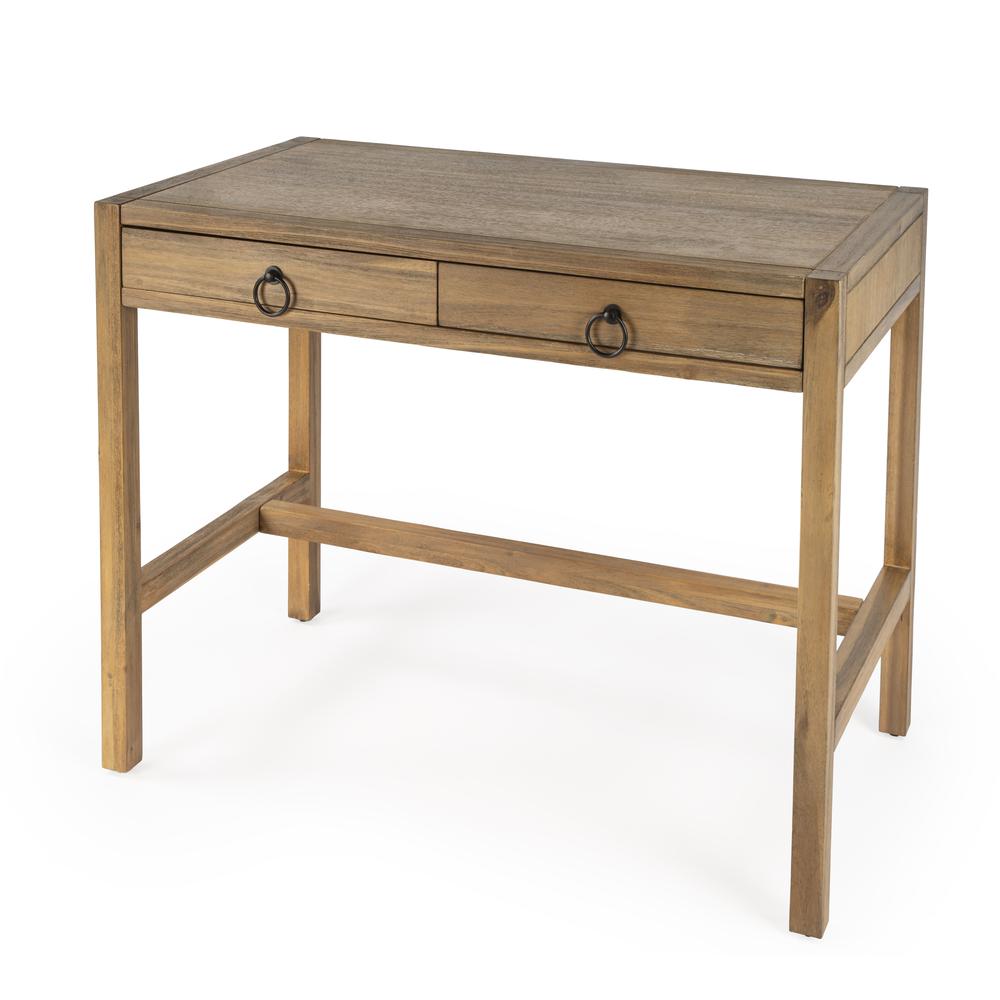Lark Natural Wood Desk, Light Brown