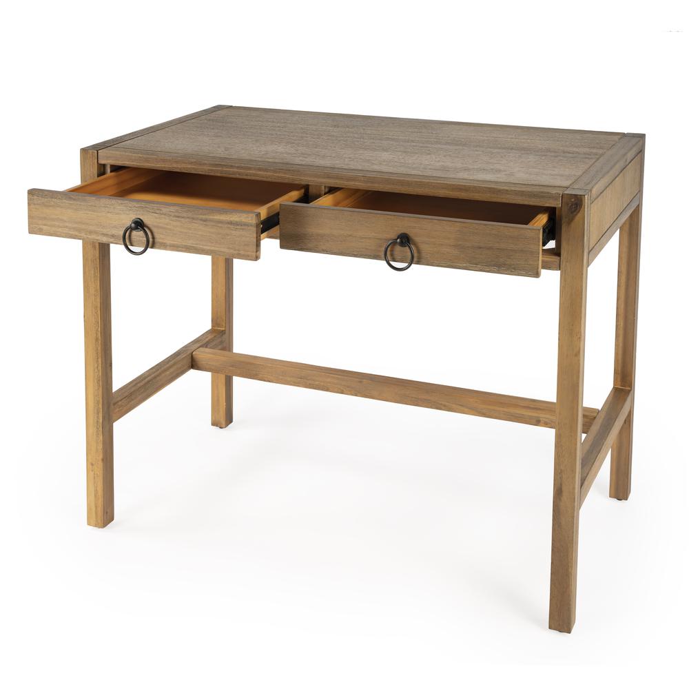 Lark Natural Wood Desk, Light Brown